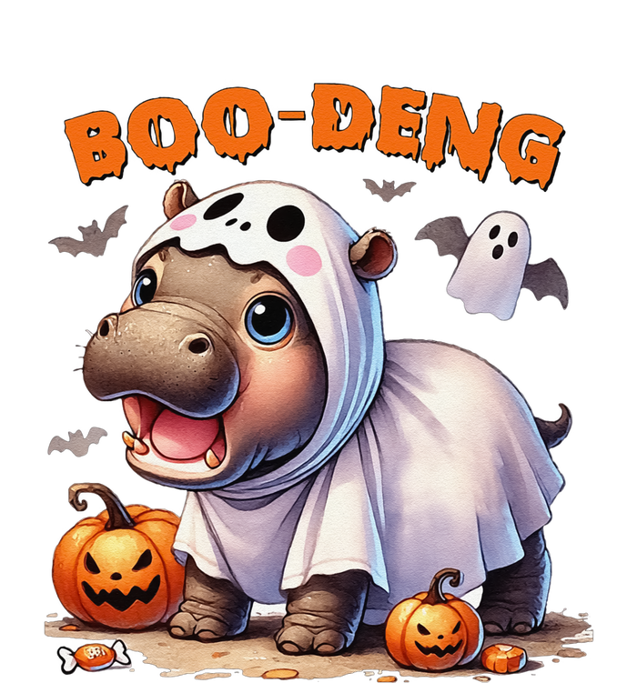 Halloween Boo Deng Moo Deng Hippo Cute Cooling Performance Long Sleeve Crew