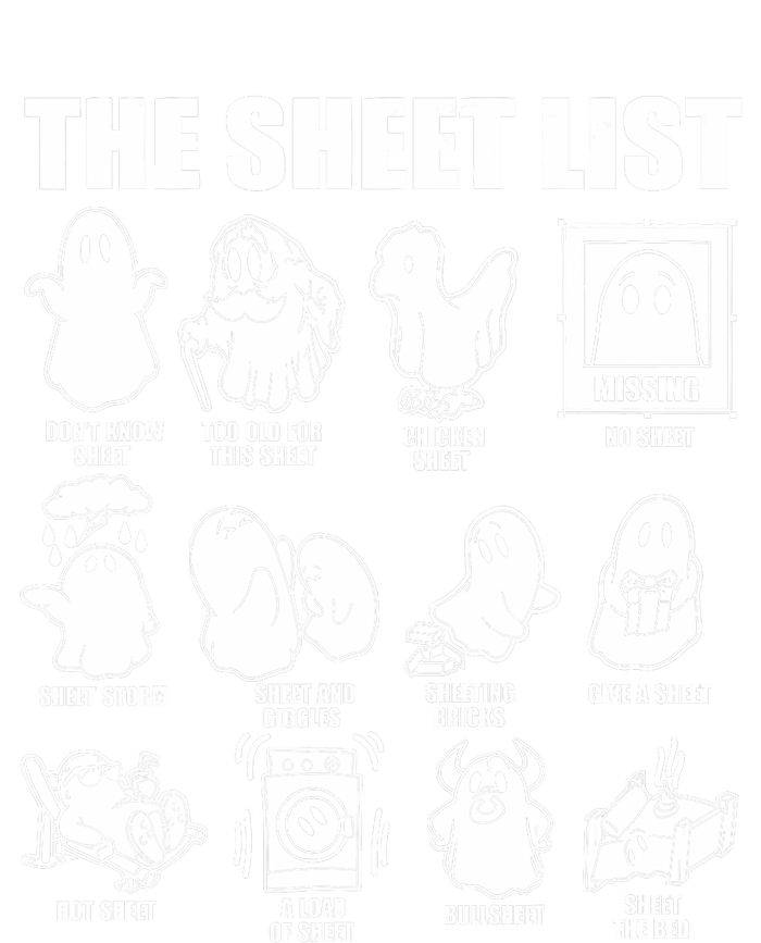 Halloween Funny Boo Sheet Halloween The Sheet List Performance Sprint T-Shirt