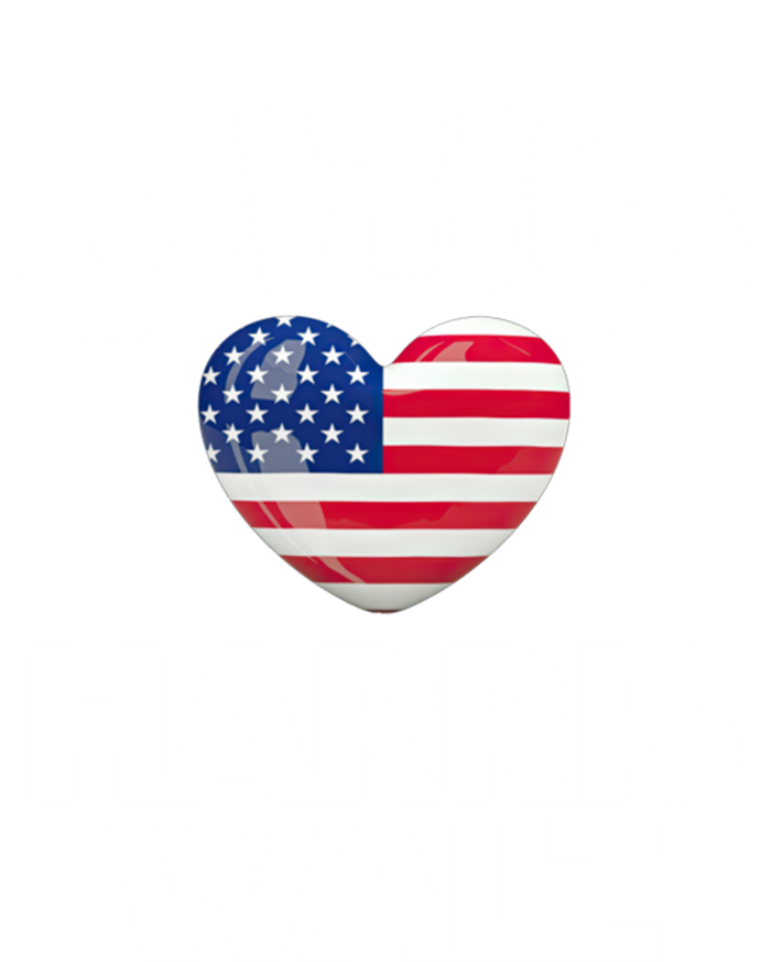 Ohio Loves Harris Walz America Us Columbus Cleveland Oh Gift T-Shirt