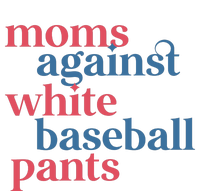 Moms Against White Baseball Pants Cooling Performance Long Sleeve Crew