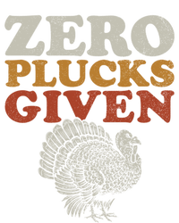 Funny Turkey Zero Plucks Given Thanksgiving Gift Tank Top