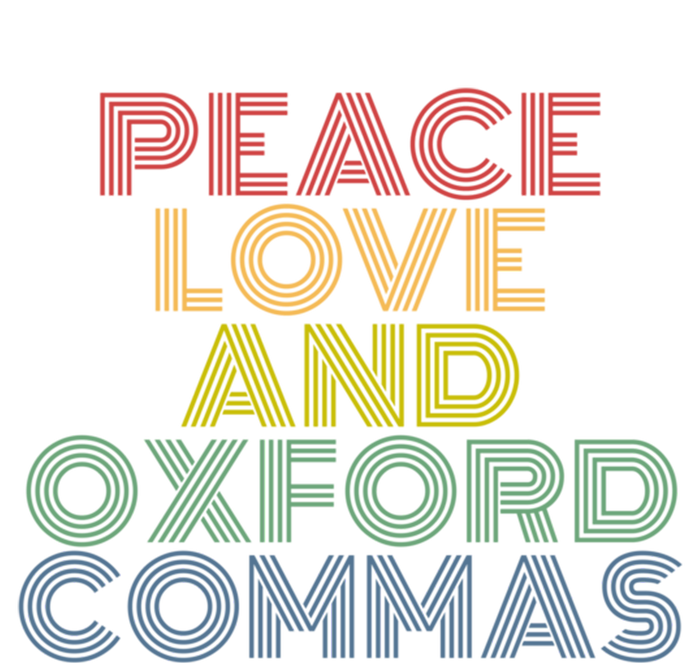 Peace Love And Oxford Commas Cool Gift T-Shirt