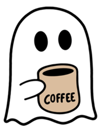 Ghost Ing Coffee Funny Halloween Costume Coffee Lover Great Gift T-Shirt