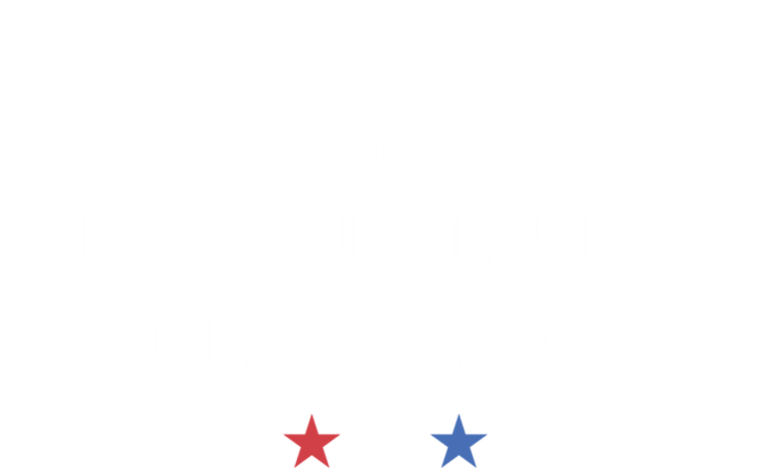 President Feminist A S Place Is In The White House Funny Gift Valucap Bio-Washed Visor