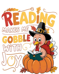 Reading Makes Me Gobble With Joy Funny Turkey Matching Meaningful Gift T-Shirt