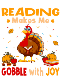 Reading Makes Me Gobble With Joy Turkey Reading Book Meaningful Gift Ladies Essential Tank