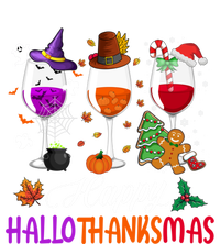 Happy Hallothanksmas Wine Glasses Halloween Thanksgiving Cool Gift Tank Top