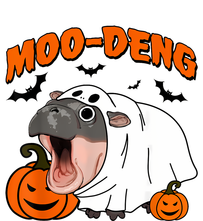 Funny Moo Deng Halloween Boo Ghost Costume Moodeng Lover Doggie Tank