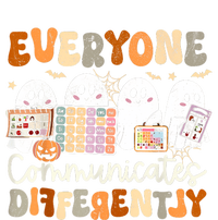 Everyone Communicates Differently Halloween Slp Sped Teacher T-Shirt