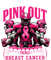 Pin.K Out Tackle Breast Cancer Awareness Football Pin.K Ribbon Hoodie