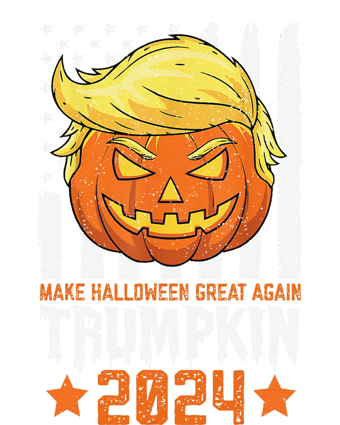 Trumpkin Make Halloween Great Again Flag Pumpkin Trump 2024 Tie-Dye T-Shirt