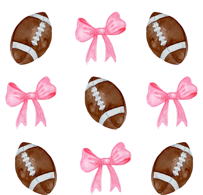 Football Pink Bow Festive Sport Lover T-Shirt