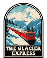 The Glacier Express Switzerland Swiss Train Mountains Winter Button