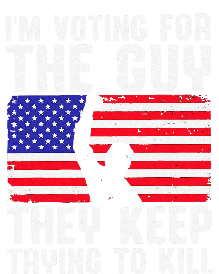 IM Voting For The Guy They Keep Trying To Kill Cropped Pullover Crew