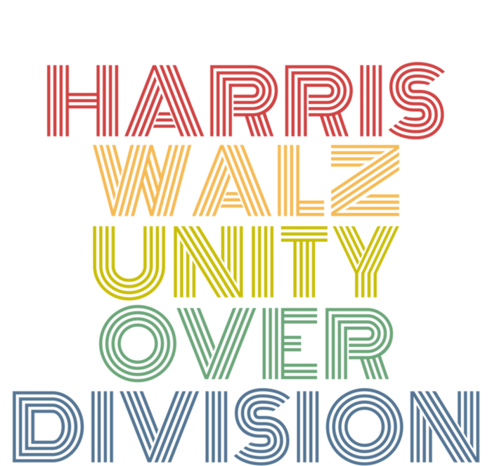 Harris Walz Unity Over Division Retro Vintage Cool Gift Tall Hoodie