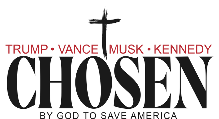 Chosen By God To Save America Trump Vance Musk Kennedy Aluminum Water Bottle