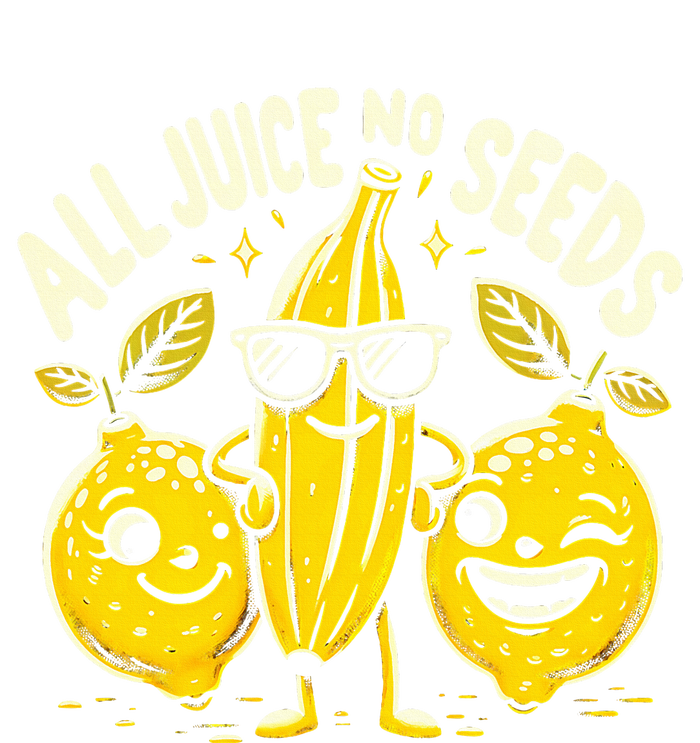 All Juice No Seeds Vasectomy Fruit Womens Funnel Neck Pullover Hood