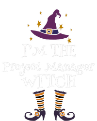 Matching Halloween Costume IM The Project Manager Witch Women's Crop Top Tee