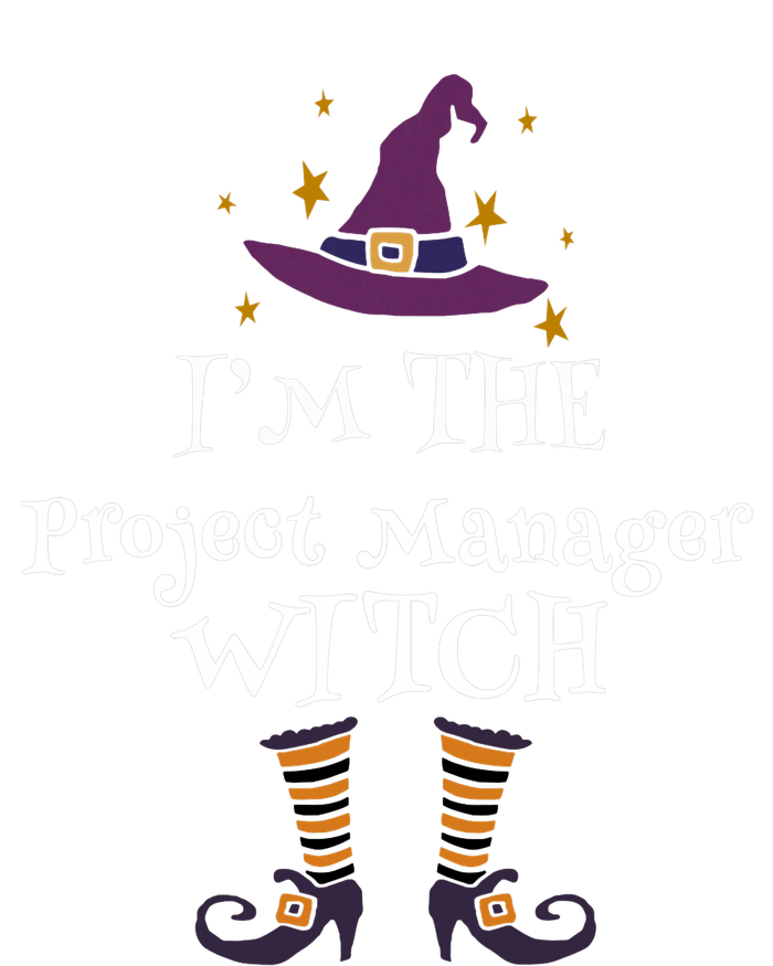 Matching Halloween Costume IM The Project Manager Witch Women's Crop Top Tee