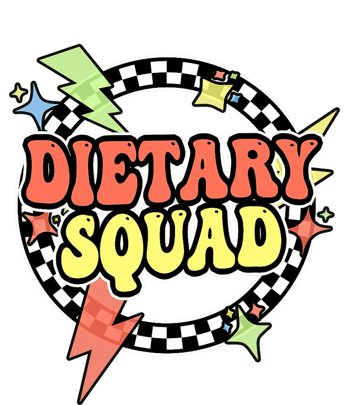 Retro Dietary Squad Dietary Appreciation Week For Staff Long Sleeve Pajama Set