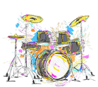 Abstract Art Drums Musician Music Band Throne Noose T-Shirt