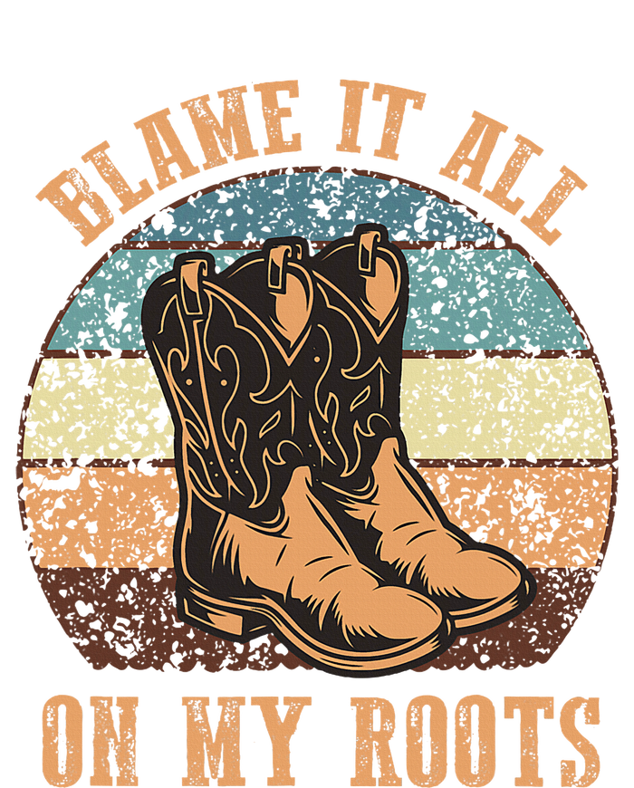 Blame It All On My Roots Funny Country Music Lover T-Shirt