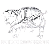 Become Ungovernable Funny Moodeng 16 in Basic Backpack