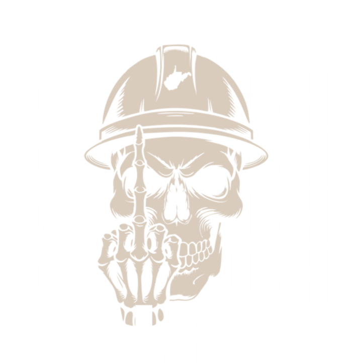 Coal Rush West Virginia Skull Coal Miner Hard Hat T-Shirt