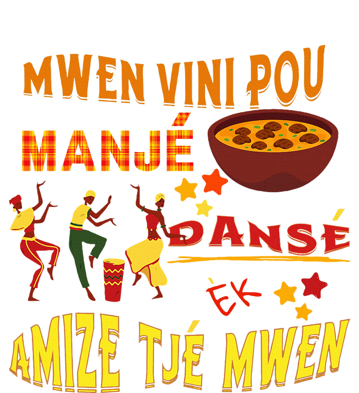 St. Lucia Creole Day Manje Danse Kweyol Day T-Shirt