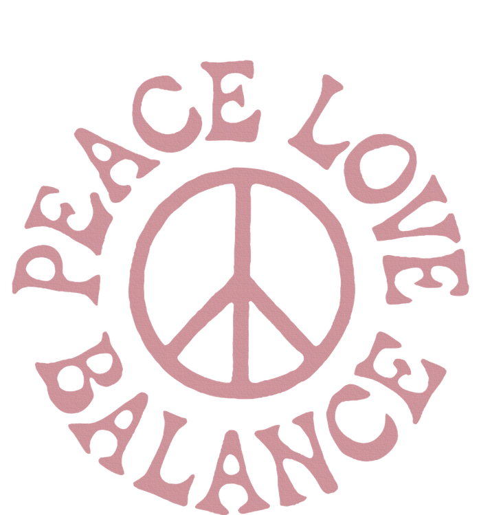 Peace Love And Balance Bumper Sticker