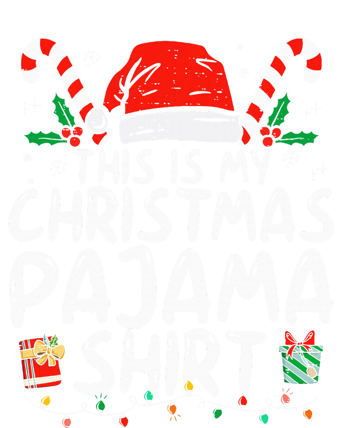 This Is My Christmas Pajama Funny Xmas Pjs V-Neck T-Shirt