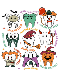 Halloween Dental Boo Crew Dentist Costume Teeth Women's Racerback Tank