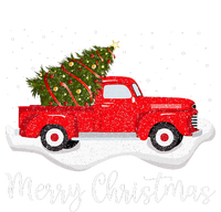 Vintage Wagon Christmas Tree On Car Xmas Red Truck T-Shirt