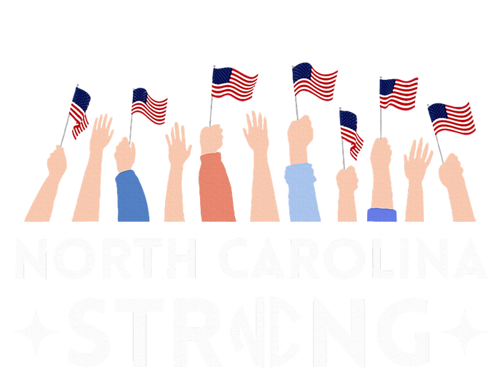 North Carolina Strong Support Nc Flag Flat Bill Trucker Hat