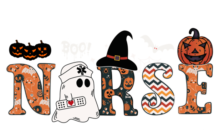 Halloween Nurse Boo Boo Crew Nurse Funny Ghost Gift T-Shirt