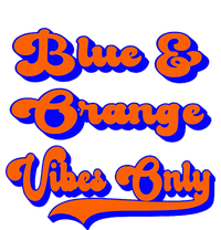 Blue Orange Football Team School Game Day Colors T-Shirt