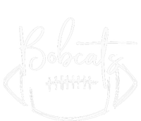 Bobcats Football Bobcat Pride School Spirit Sports Football V-Neck T-Shirt