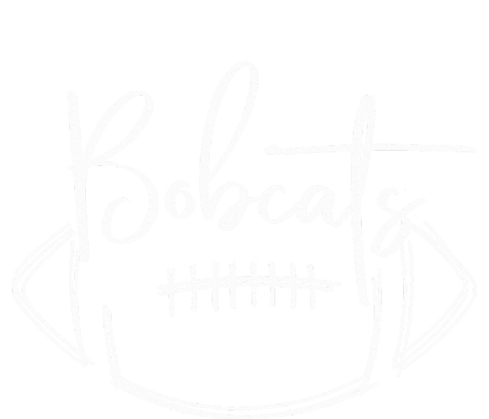 Bobcats Football Bobcat Pride School Spirit Sports Football V-Neck T-Shirt