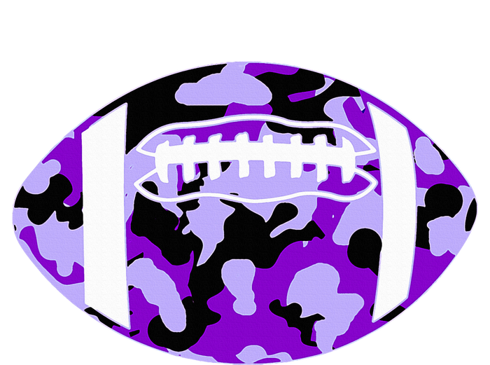 Cool Purple Football Camo Purple Camouflage Football Tall T-Shirt