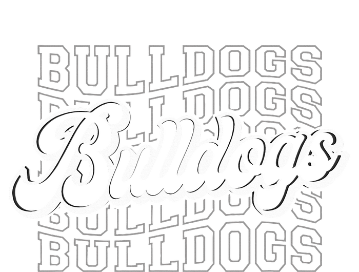 Bulldogs Sports Mascot For Bulldogs Football Baseball Womens CVC Long Sleeve Shirt