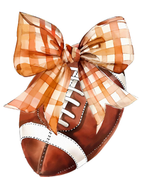 Coquette Bow American Football Autumn Thanksgiving Game Day T-Shirt