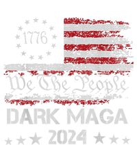 Dark Maga Trump 2024 Us Flag Vintage President Campaign Flexfit Unipanel Trucker Cap