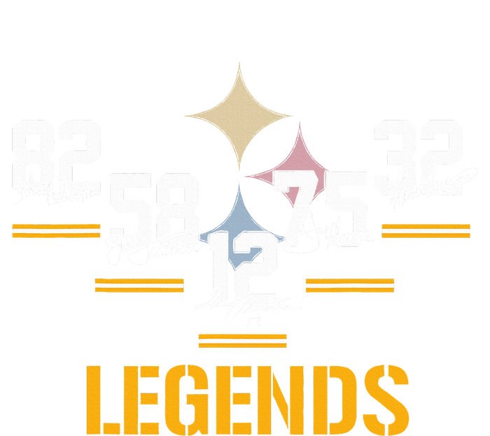 Football Vintage Pittsburgh Legends Signatures T-Shirt