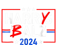 Funny Harris Walz 24 Harry Balz 2024 Meme Democratics Vote Sustainable Knit Beanie