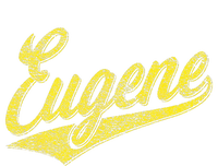 Eugene Oregon Flag Sports Baseball Script Jersey Swoosh Button