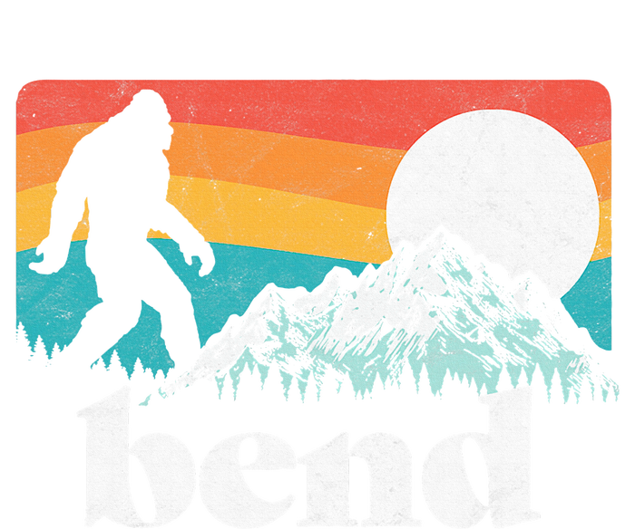 Bend Oregon Retro Bigfoot Mountains T-Shirt