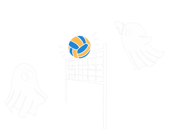 Funny Volleyball Halloween Ghost Volleyball Sports Lovers T-Shirt