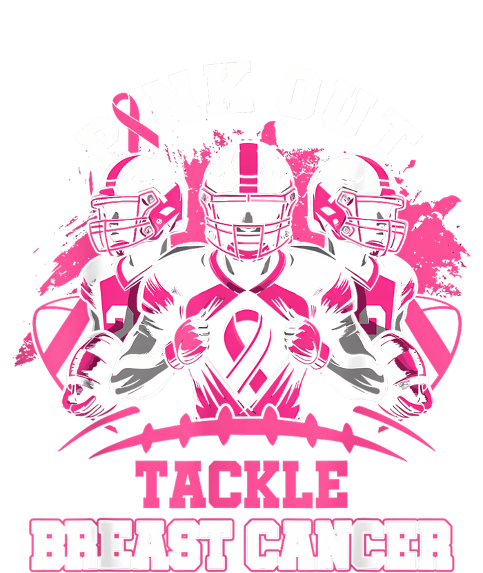 Gift Out Tackle Breast Cancer Awareness American Football Zip Tote Bag