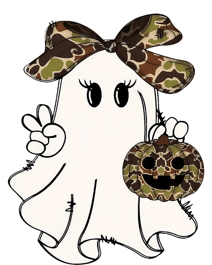 Funny Halloween Camouflage Camo Ghost Hello Hunting Season Sustainable Beanie