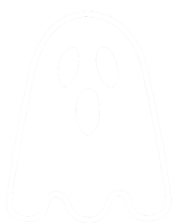 Ghost Adult Silly Ghost Face Costume Magnet